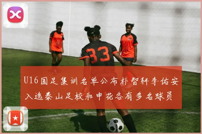 U16国足集训名单公布朴智轩李佑安入选泰山足校和申花各有多名球员参与